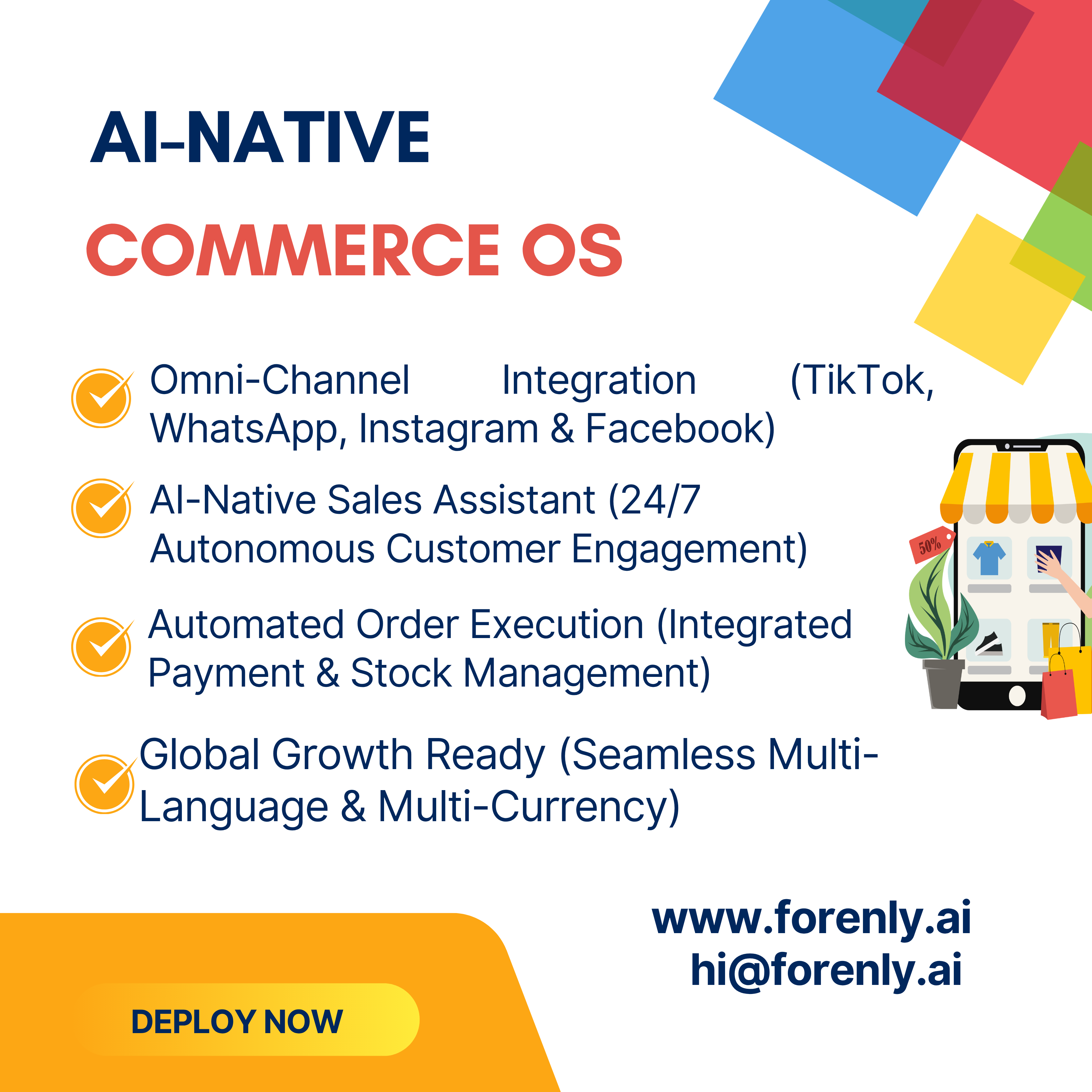 AI-Native Commerce OS: Autonomous Selling Machine
